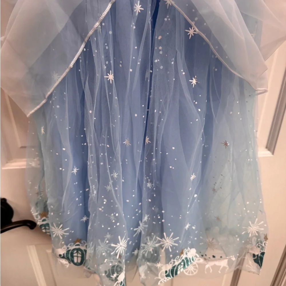 NWOT CUSTOM MADE Disney Cinderella Toddler Girl 6 Princess Dress Up Dress Gloves